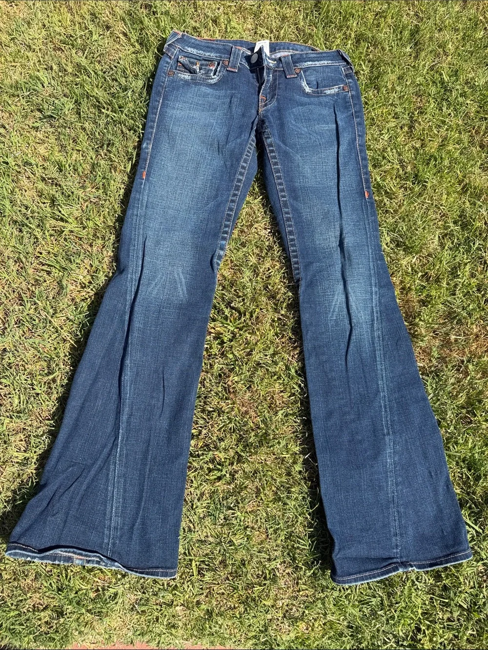True Religion Women's Dark Blue Bootcut Jeans - True Fit